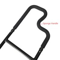 Canne d'assistance pour monter les escaliers, aide à la mobilité à double marchepied, poignées ergonomiques à 2 niveaux, déambulateur d'escalier réglable pour seniors