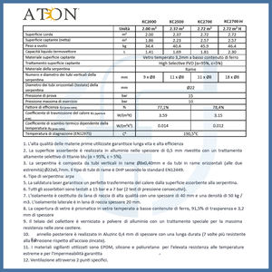 Système solaire thermique complet Aton 4,74 m² avec chauffe-eau en verre pressurisé à circulation naturelle de 200 L pour hôtels - Product Image 3