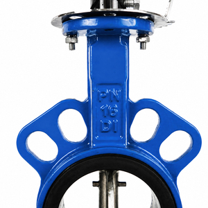 Vanne à levier manuelle en fonte ductile PN16 avec joint souple EPDM et disque en acier inoxydable pour l'alimentation en eau industrielle - Product Image 4