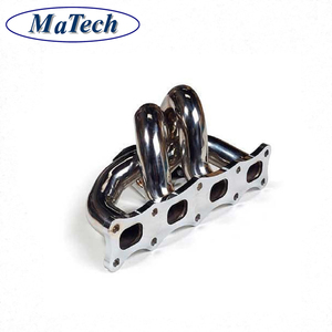 MATECH की आपूर्ति स्टेनलेस स्टील कास्ट <span class=keywords><strong>3</strong></span> सिलेंडर टर्बो निकास कई गुना - Product Image 5