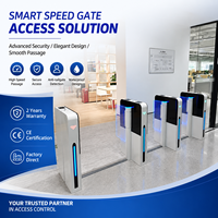 Torniquete de Acceso Automático con Código QR Eléctrico, OEM, ODM, Inteligente, de Alta Velocidad para Peatones