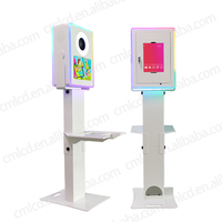 Cangkang Booth foto DSLR dua sisi, untuk Surface Pro dan iPad Selfie Booth foto kios kamera Printer foto harga mesin