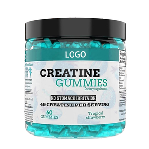 OEM Private Label Creatine <b>Gummies</b> 4G Per Serving Tropical Strawberry Flavor Sports Nutrition Dietary Supplement Manufacturer - Product Image 1