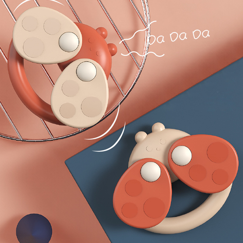 10 шт без БФА подходит для 0-12 месяцев, нетоксичные силиконовые захватить бубен плюшевые игрушки оптом детские погремушки комплекты Прорезыватель для зубов