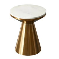 Table basse avec dessus en marbre blanc table nordique table basse de salon