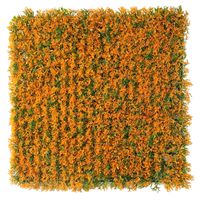 Feuilles artificielles de décoration de restaurant d'aspect naturel 50 cm * 50 cm, plante de simulation, hall d'hôtel, mur vert