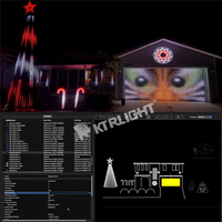 Luces LED RGB DMX SPI de Plástico IP68 para Pantallas de Malla LED, Iluminación de Fachadas para Exteriores, Decoración Navideña