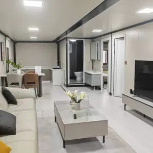 บ้านสำเร็จรูปราคาประหยัด บ้านคอนเทนเนอร์ บ้านหรู บ้านสำเร็จรูปขนาดเล็ก บ้านวิลล่าสำเร็จรูป บ้านโมดูลาร์พร้อมพลังงานแสงอาทิตย์ - Product Image 1