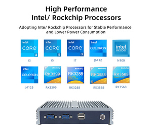 瓦拉诺工业迷你电脑双局域网J1900/J6412处理器无风扇设计Win10操作系统DDR4 16GB内存M.2 SATA3商业存储 - Product Image 5