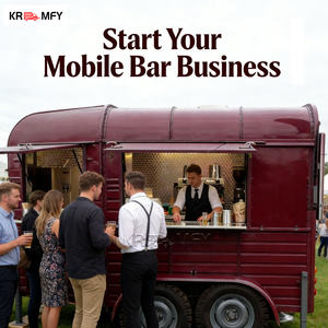 Remolque de Comida Rápida Premium para Marketing de Aroma a Café Tostado Fresco, Cocina Móvil y Almacenamiento de Granos de Café, Estilo Carro de Caballos Artesanal - Product Image 4