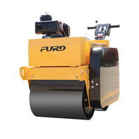 Mini Compacteur Routier à Double Tambour Portatif à Vibrations, Neuf, Prix Usine, Haute Qualité