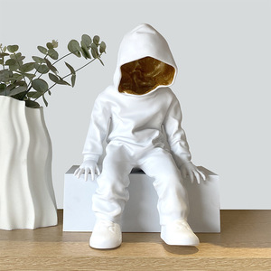 Scultura Astratta Moderna di Lusso Leggero: Ragazzo Misterioso per Ingresso Ufficio, Hall o Regalo d'Arte - Product Image 2