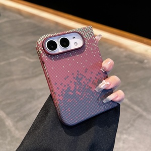 Étui de téléphone magnétique personnalisé en fibre de carbone pour iPhone Duo avec protection de cadre avant, ultra fin, en PC, résistant aux chocs, coque rigide - Product Image 3