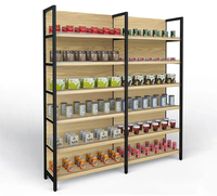 Étagère de présentation de snacks en bois de qualité supérieure pour les magasins de proximité