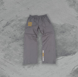 Hombres impermeable primavera transpirable respetuoso con el medio ambiente Casual recto desgastado algodón pesado cordón Joggers bolsillos con cremallera - Product Image 3