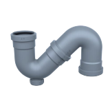 Tuyau de drainage insonorisé en PP de qualité supérieure avec raccord simple et embout, ligne de vidange EN1451, tube à réduction de bruit
