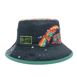 Sombrero de Pescador Personalizado con Estampado de Estilo Mágico Retro, Impermeable, Unisex, Colorido, con Parche Bordado - Product Image 3
