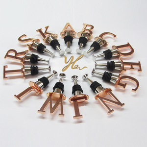 Bouchons de bouteille de vin rouge en alliage de Noël <span class=keywords><strong>personnalisé</strong></span> avec lettre en forme d'animal Led en acier inoxydable cristal <span class=keywords><strong>champagne</strong></span> liège - Product Image 6