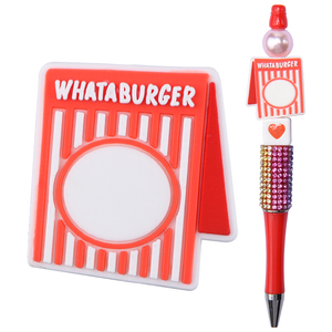 Materiale morbido Custom Silicone focale perline di perline <span class=keywords><strong>penna</strong></span> Chs <span class=keywords><strong>denti</strong></span> del bambino perline e Charms per penne top - Product Image 3