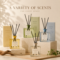 Diffuseur de parfum d'ambiance en verre de 100 ml avec bâtonnets en rotin, diffuseur d'arômes de luxe pour boutique de cadeaux, hôtel, spa et marque privée OEM