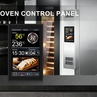 Controlador de Horno con Pantalla a Color MK5L19-61, Entrada de Temperatura de 2 Canales, Termostato Impermeable IP68 para Horno de Pizza y Pan