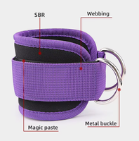Poignets en néoprène de qualité supérieure avec sangles de cheville réglables à double anneau en D améliore la protection des jambes Abs Fessiers