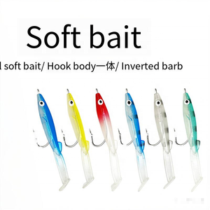 Sensoar Esche Artificiali di Qualità a Coda di Pagaia <span class=keywords><strong>per</strong></span> la Pesca, Set da 6 Pezzi, Esche Morbide a Forma di <span class=keywords><strong>Anguilla</strong></span> Marina <span class=keywords><strong>per</strong></span> Pesci d'Acqua Dolce, <span class=keywords><strong>per</strong></span> la Pesca in Mare, da Barca e in Fiume - Product Image 4