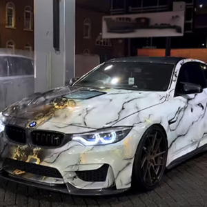 WRAPMASTER 1.52*20 mètres PET Design personnalisé Marbre Voiture Vinyle Wrap Couleurs Wraps