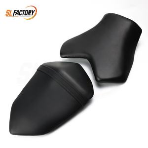 Siège passager avant et arrière en cuir noir pour moto <span class=keywords><strong>KAWASAKI</strong></span> Z1000 2007-2009 Z750 2007-2010 - Product Image 4