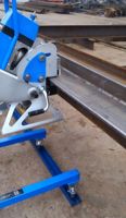 Machine à chanfreiner entièrement automatique ultra-légère ENKE, coupe haute précision, faible bruit, 380V 400KW, angle de plaque 3-35mm, vitesse 1,8m/min