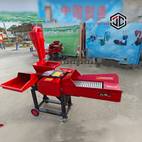 Machine à couper le fourrage pour l'alimentation des porcs avec une coupe efficace de l'herbe, de la paille et du fourrage pour la préparation de l'alimentation des animaux de ferme