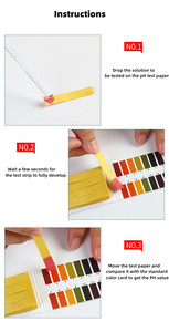 सरल संचालन 1 14 रैपिड तरल परीक्षण <span class=keywords><strong>ph</strong></span> परीक्षण स्ट्रिप्स सार्वभौमिक एक्वेरियम <span class=keywords><strong>ph</strong></span> स्ट्रिप्स 80 स्ट्रिप्स सेट - Product Image 4