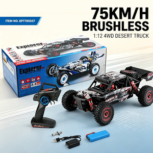EPT 1:12 Camion RC tout-terrain sans balais - 70KM/H Haute vitesse 4x4 Voiture de course entièrement proportionnelle Modèles de véhicules de loisir de qualité professionnelle - Product Image 4
