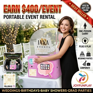 Machine <span class=keywords><strong>à</strong></span> <span class=keywords><strong>Barbe</strong></span> <span class=keywords><strong>à</strong></span> <span class=keywords><strong>Papa</strong></span> Commerciale Automatique Portable de Table JFP Mini pour Mariages, Fêtes et <span class=keywords><strong>Location</strong></span> - Product Image 1