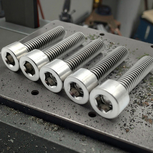 Bán Hot din912 <span class=keywords><strong>Titanium</strong></span> Metric bu lông <span class=keywords><strong>Hex</strong></span> ổ cắm đầu Nắp vít với đồng bằng kết thúc Lớp 5 - Product Image 2