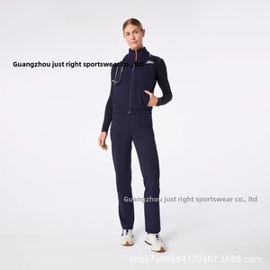 <span class=keywords><strong>Chaleco</strong></span> de <span class=keywords><strong>Enfermera</strong></span> <span class=keywords><strong>Azul</strong></span> Oscuro de Poliéster Tejido para Mujer, Resistente al Frío, al Viento y Cómodo para el Trabajo Hospitalario - Product Image 5