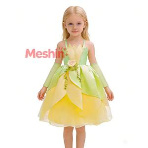 Disfraz de Anime para Niña, Vestido de Elfo Verde, Hada, Princesa, para Halloween, Fiestas de Verano - Product Image 1