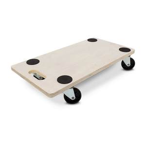 Rol furnitur empat roda tugas berat Hotel industri menggunakan alat penyimpanan kayu untuk anjing papan bergerak Platform bantuan - Product Image 4
