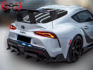 กันชนคาร์บอนไฟเบอร์แผ่นกระจายแสงด้านหลังสำหรับ Toyota Supra A90 A91 MK5สไตล์ VRS อุปกรณ์ตกแต่งรถยนต์ - Product Image 3