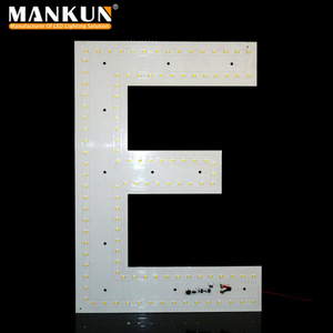 Lampe de nuit électronique en aluminium pour couples, bébés, lettres LED décoratives pour chambre à coucher, modules PCB, marque <span class=keywords><strong>Mankun</strong></span>, garantie 3 ans - Product Image 6