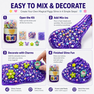 Kit de Slime Cristalino Galáctico al por Mayor, Decoración DIY, Slime Transparente Brillante, Cuentas de Espuma, Dijes, Etiqueta Personalizada OEM, Marca Privada - Product Image 4