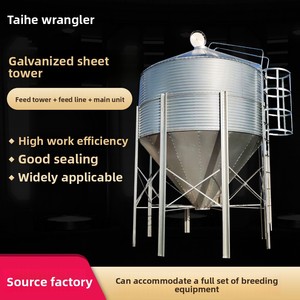 Silo d'alimentation en acier galvanisé <span class=keywords><strong>pour</strong></span> l'élevage de poulets, solutions d'élevage porcin et avicole, construction de lignes d'alimentation agricoles et stockage - Product Image 3