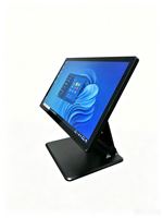 Terminal POS Android 15,6 Inci All-in-One Layar Sentuh Kapasitif Komputer Kasir Layar Ganda untuk Toko Ritel Salon