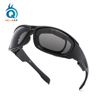 Lunettes de sport Protection des yeux en plein air lunettes de sport UV400 lunettes de soleil de sport personnalisées à plein cadre