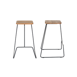 Tùy Chỉnh Kim Loại Cao Thanh Phân Gỗ Độc Đáo Ghế <span class=keywords><strong>Backless</strong></span> Thiết Kế Cho Nhà Bếp Nhà Hàng Khách Sạn Biệt Thự Ngoài Trời Phòng Ăn Phòng Khách - Product Image 6