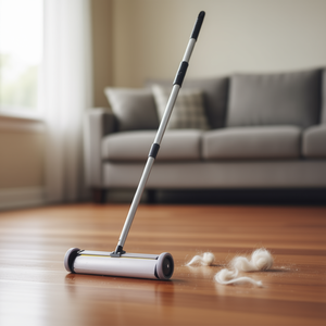 Magnetic Broom With <b>Roller</b> For Pet Hair And <b>Lint</b> Removal Floor Cleaning Tool - Product Image 3