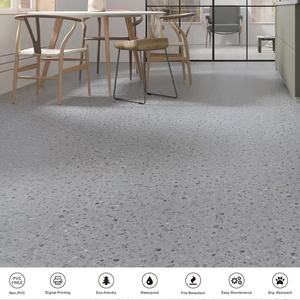 Revêtement de sol moderne en plastique ignifuge imperméable antidérapant et résistant à l'usure pour hôtels Revêtement de sol intérieur résistant à la chaleur pour centre commercial Chambre à coucher Cuisine - Product Image 2