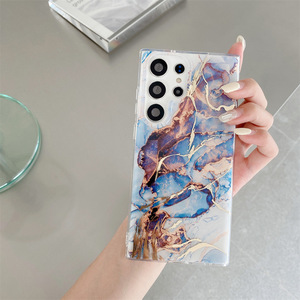<span class=keywords><strong>Coque</strong></span> de téléphone en marbre brillant TPU de haute qualité pour <span class=keywords><strong>Samsung</strong></span> Galaxy S24 Ultra S22 S23 Plus A14 A34 A54 A53 <span class=keywords><strong>A52</strong></span> 4G <span class=keywords><strong>5G</strong></span> - Product Image 3
