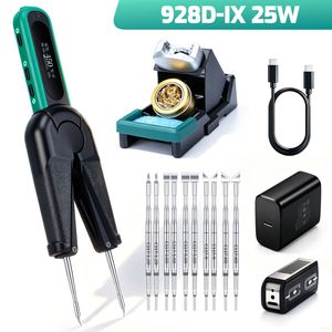 Station de soudage portable YIHUA 928D-IX PD/QC avec pince à souder, 25W/60W en option, soudage de précision SMD W264 - Product Image 3