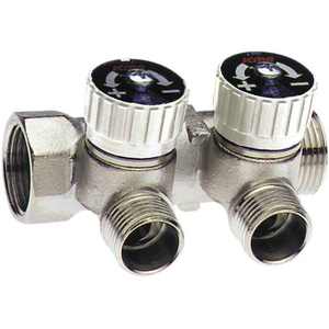 ท่อร่วมเชิงเส้นที่มี2ก๊อกเครื่องมือหมุน1 "X1/2ทาง - Product Image 1